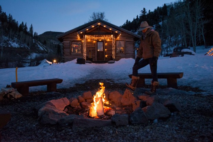a fire hydrant covered in snow